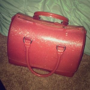 Sparkly see through purse